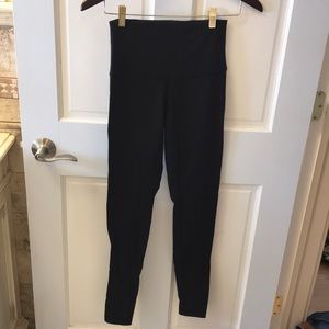 Lululemon high rise wonder under size 6 black